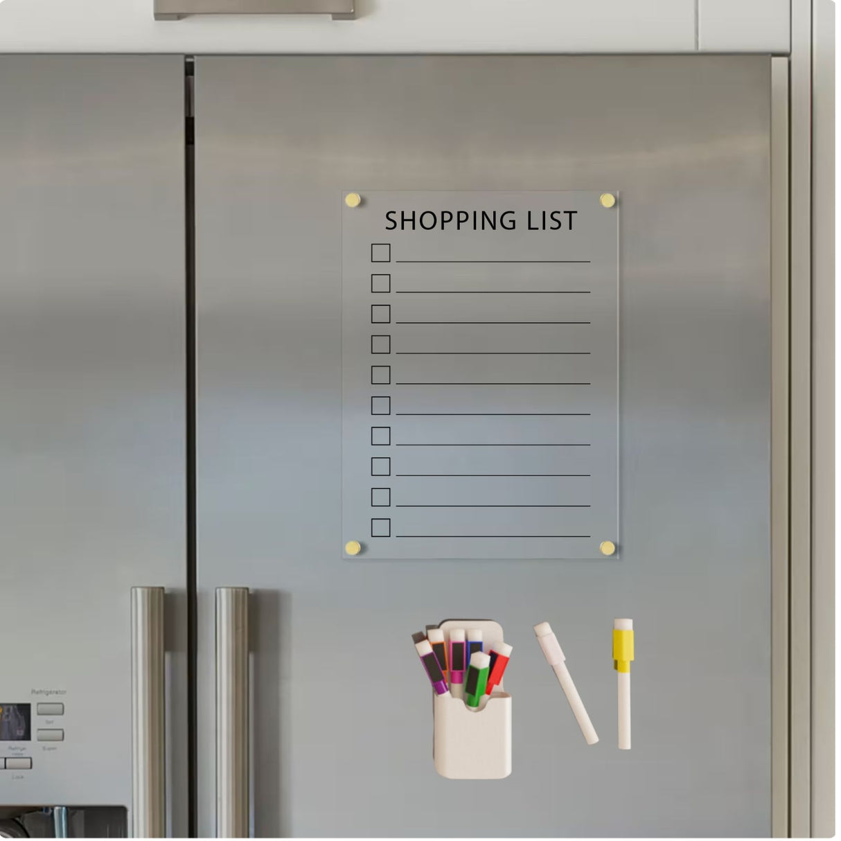 Kühlschrankplaner "Shopping List"