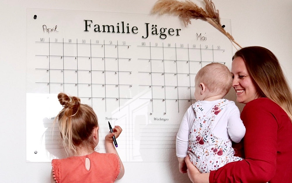 Personalisierte Kalender für Familien  Wunsch Kalender